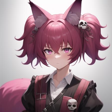 00292-3036358721-masterpiece,best quality,absurdres,highres,1girl,solo,upper body,(portrait_1.2),animal_ears,fox_ears,high_heels,fox_tail,animal_.png